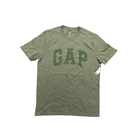 NEW MENS GAP GREEN LOGO EVERDAY SOFT T-SHIRT SIZE M - Picture 4 of 9